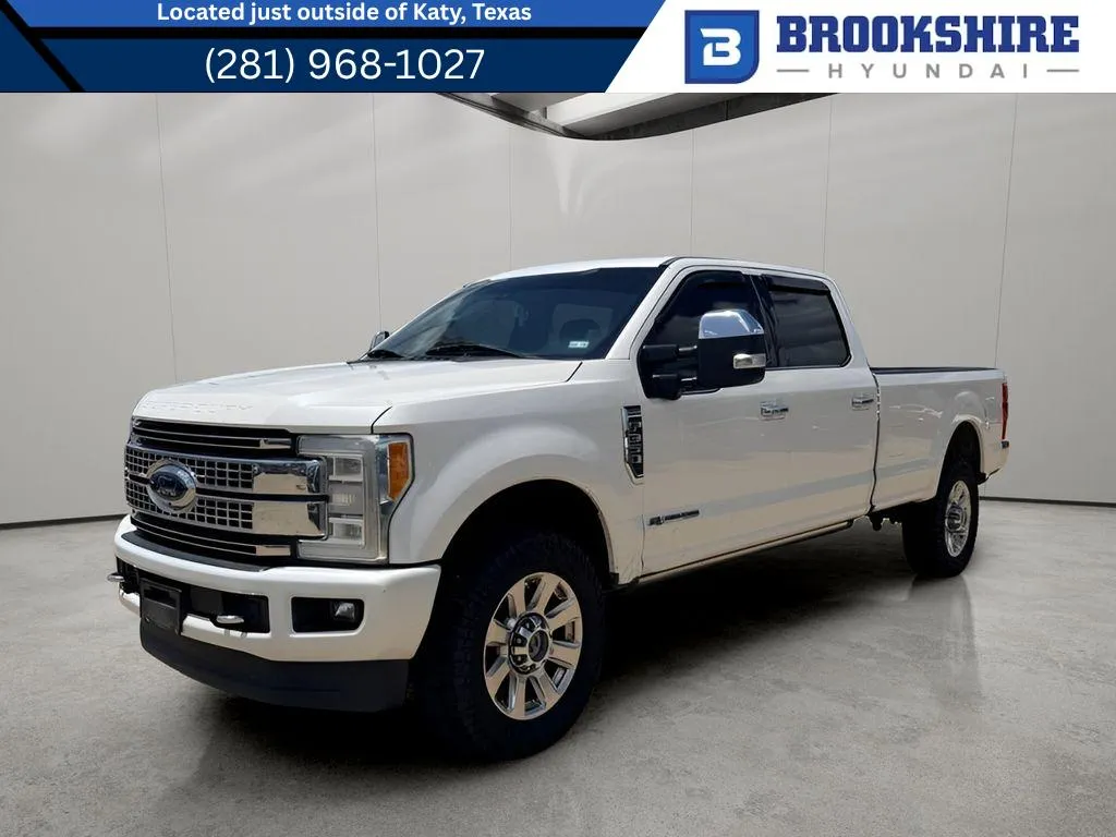 White 2018 Ford F-350 Platinum for sale in Irving, TX