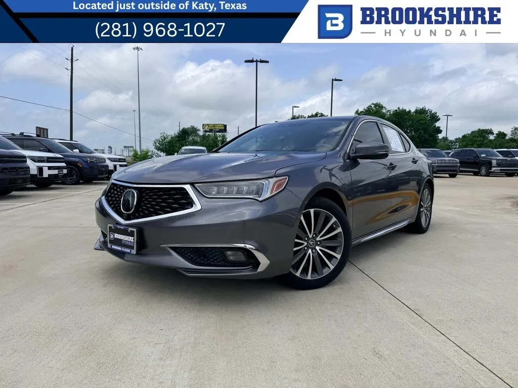 Black 2018 Acura TLX w/Advance Pkg for sale in Irving, TX
