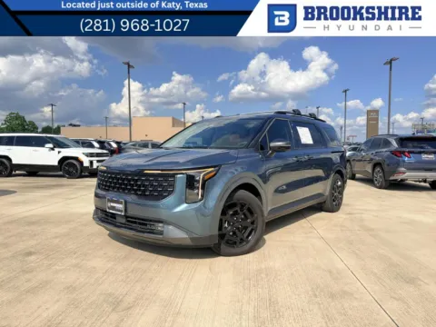Blue 2025 Kia Carnival Hybrid SX for sale in Irving, TX