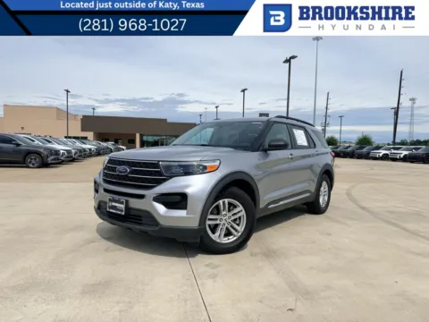 Silver 2021 Ford Explorer XLT for sale in Irving, TX