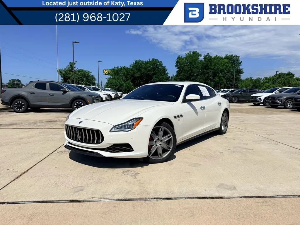 White 2018 Maserati Quattroporte S Q4 for sale in Irving, TX