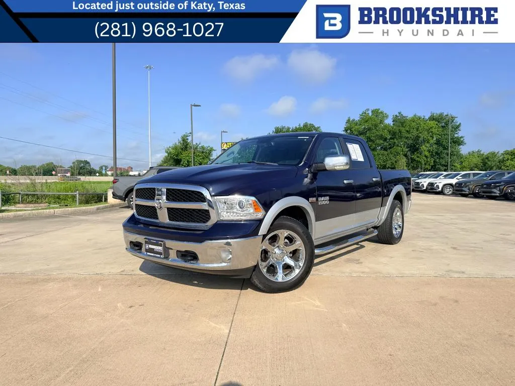 Blue 2015 Ram 1500 Laramie for sale in Irving, TX