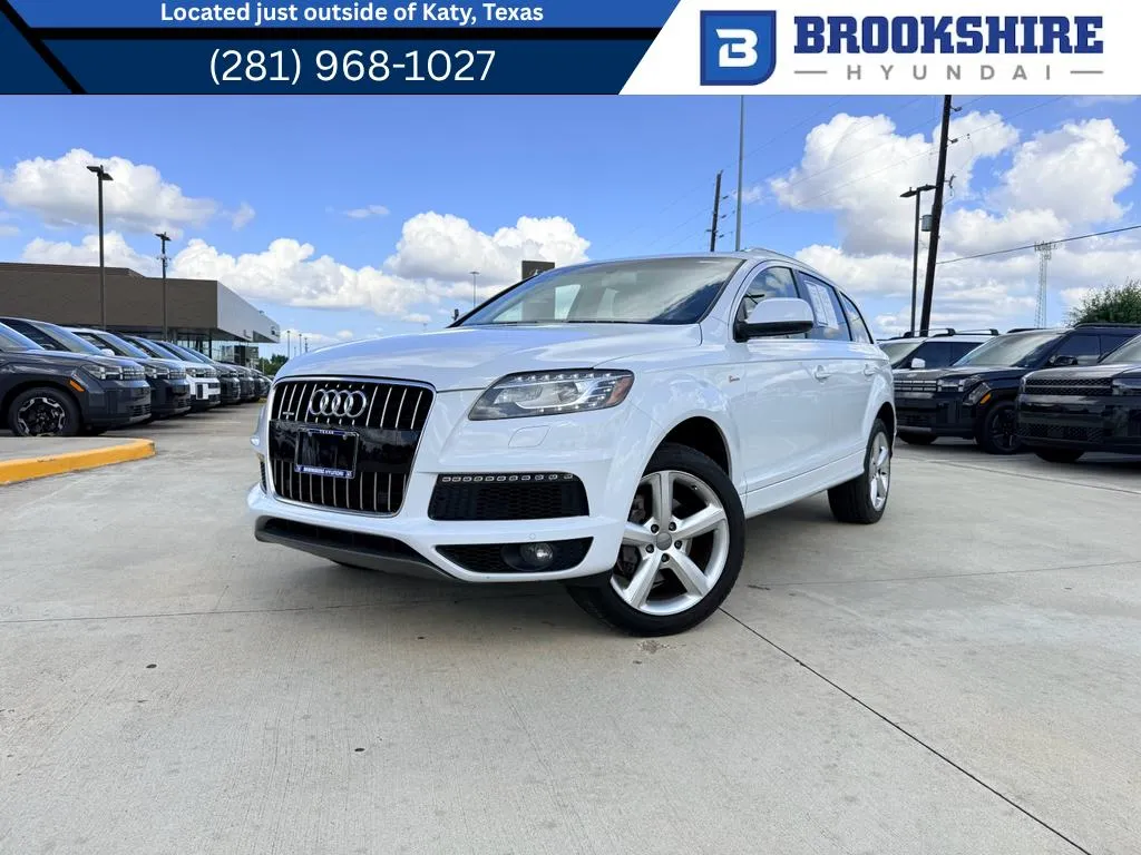 White 2013 Audi Q7 3.0T S line Prestige for sale in Irving, TX