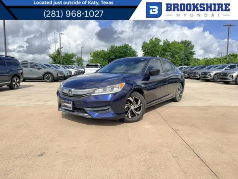 Black 2016 Honda Accord LX for sale in Irving, TX
