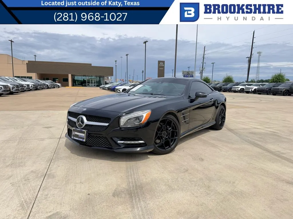 Black 2016 Mercedes-Benz SL-Class SL400 for sale in Irving, TX