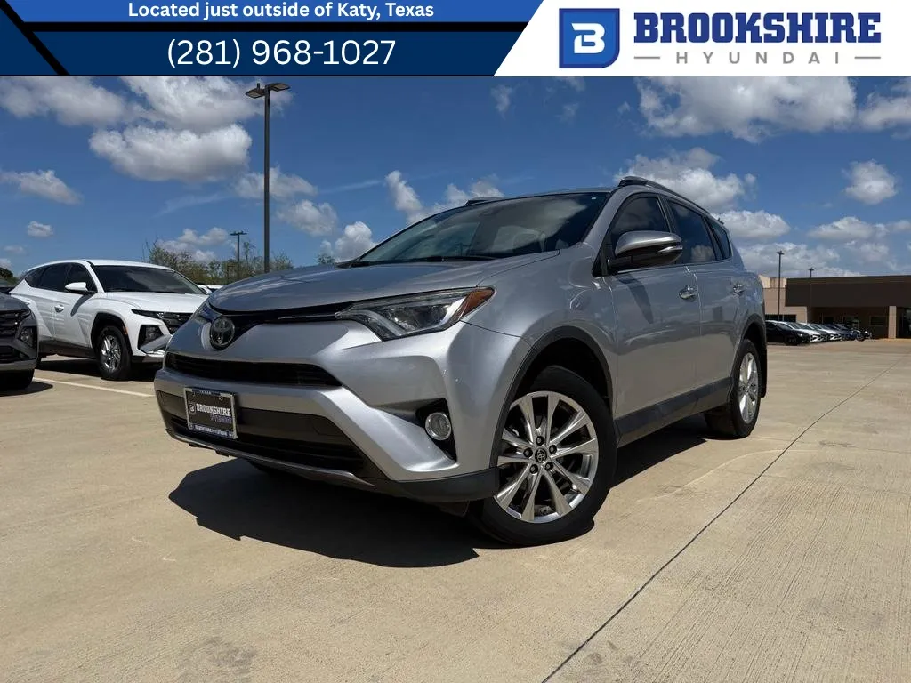Silver 2018 Toyota RAV4 Limited for sale in Irving, TX