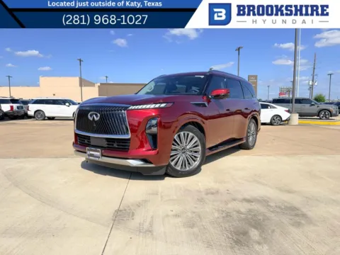 Red 2025 INFINITI QX80 LUXE for sale in Irving, TX