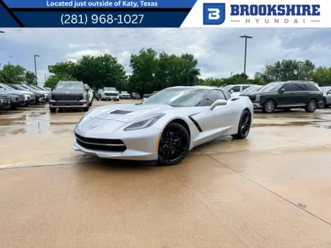 Silver 2016 Chevrolet Corvette Z51 1LT for sale in Irving, TX