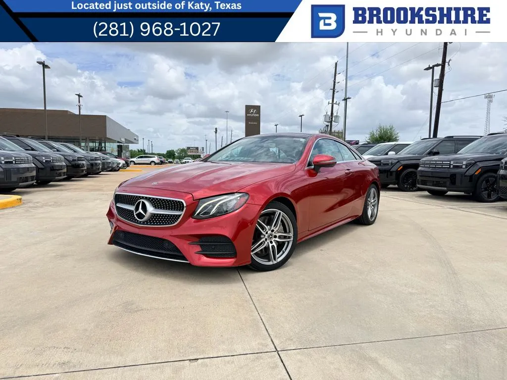 Red 2018 Mercedes-Benz E-Class E400 for sale in Irving, TX