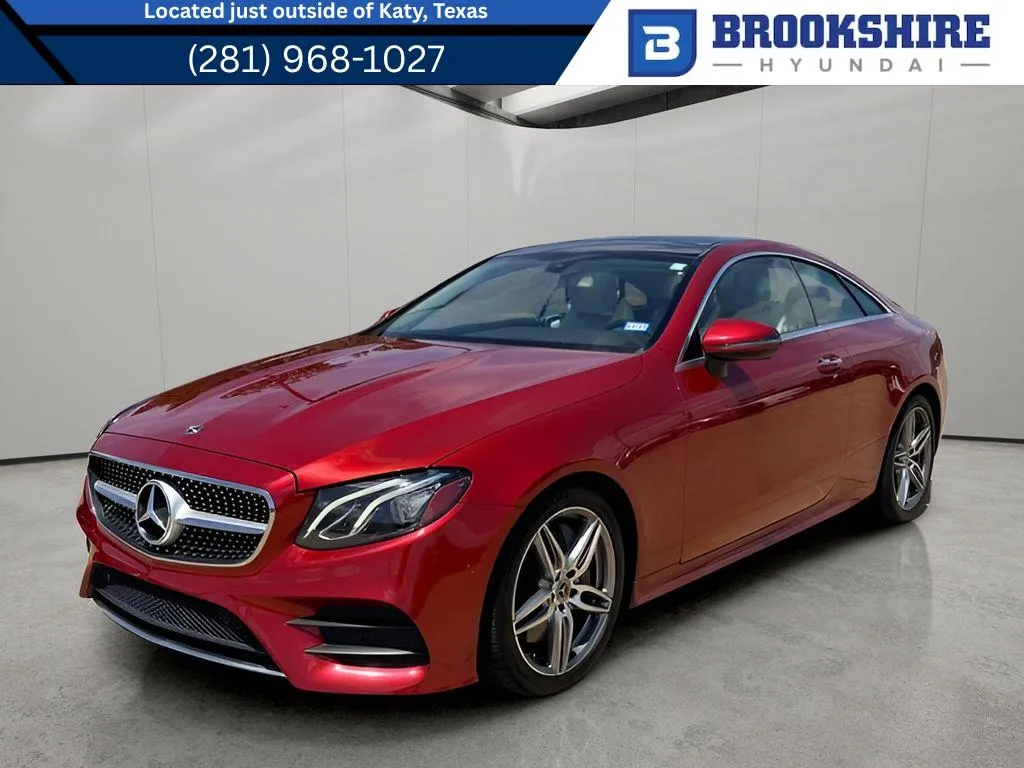 Red 2018 Mercedes-Benz E-Class E400 for sale in Irving, TX