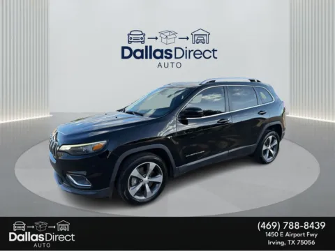 Black 2020 Jeep Cherokee Limited for sale in Irving, TX