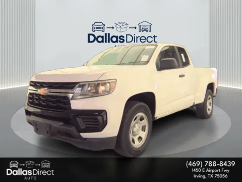 White 2021 Chevrolet Colorado 4WD Work Truck for sale in Irving, TX