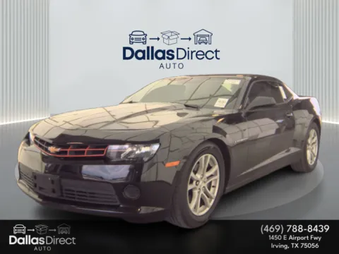 Black 2015 Chevrolet Camaro LS for sale in Irving, TX