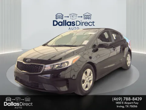 Black 2018 Kia Forte LX for sale in Irving, TX