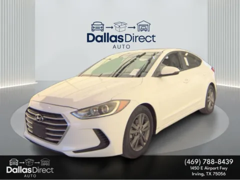 White 2017 Hyundai Elantra SE for sale in Irving, TX