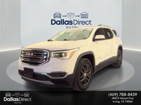 White 2019 GMC Acadia SLT for sale in Irving, TX