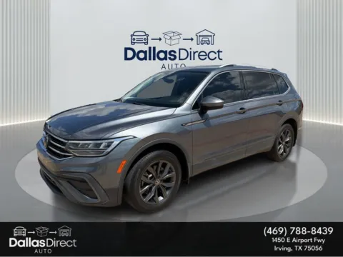 Gray 2022 Volkswagen Tiguan SE for sale in Irving, TX