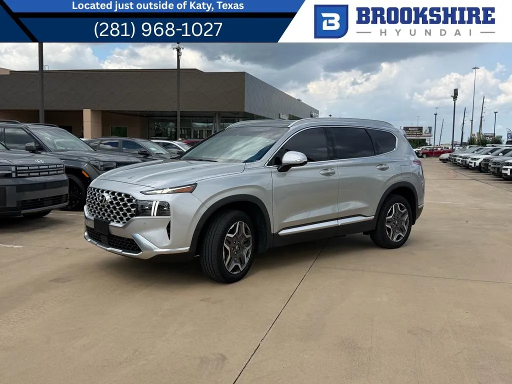 Silver 2023 Hyundai Santa Fe Plug-In Hybrid Limited for sale in Irving, TX