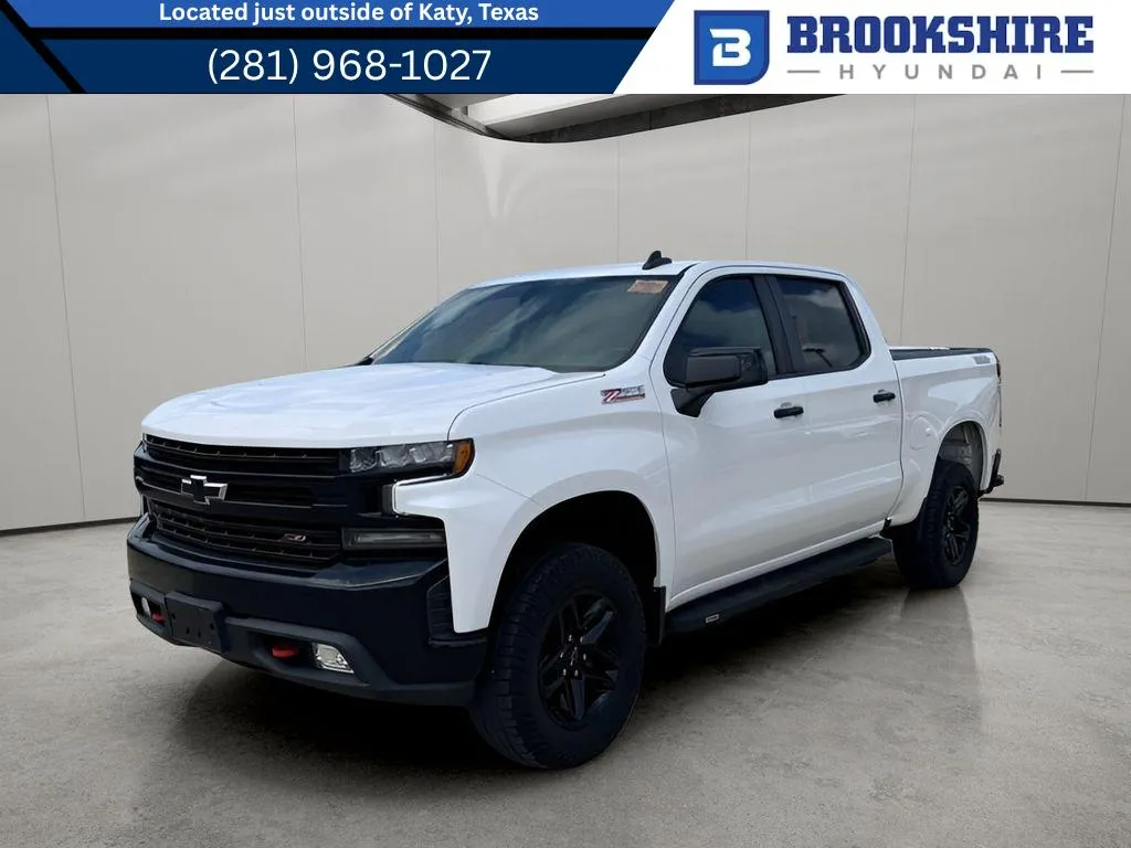 White 2021 Chevrolet Silverado LT Trail Boss for sale in Irving, TX