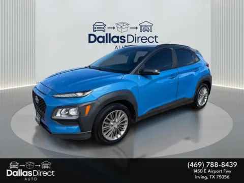 Blue 2019 Hyundai Kona SEL for sale in Irving, TX