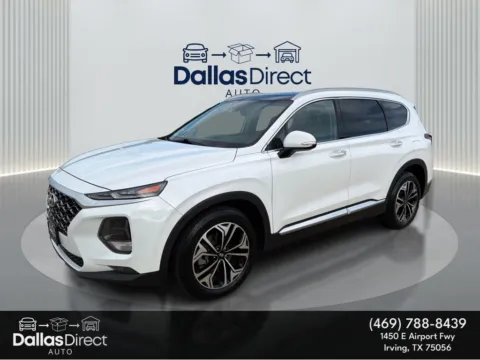 White 2020 Hyundai Santa Fe SEL for sale in Irving, TX