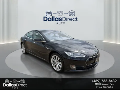 Another view of 2014 Tesla Model S 60 kWh Battery for sale in Irving, TX at Dallas Direct Auto