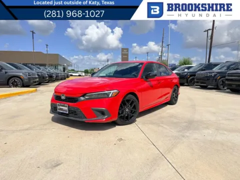 Red 2022 Honda Civic Sport for sale in Irving, TX
