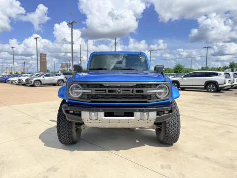 Photos of 2024 Ford BRONCO BLUE W/BLACK ONYX for sale in Irving, TX at Dallas Direct Auto