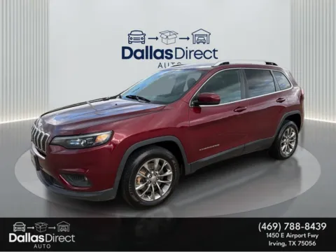 Red 2019 Jeep Cherokee Latitude Plus for sale in Irving, TX