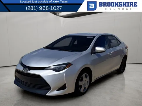 Silver 2018 Toyota Corolla LE for sale in Irving, TX