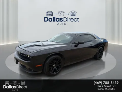 Black 2018 Dodge Challenger SXT for sale in Irving, TX