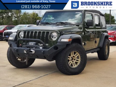 Green 2020 Jeep Wrangler Sport for sale in Irving, TX
