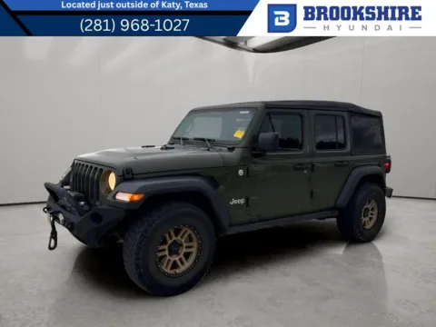 Green 2020 Jeep Wrangler Sport for sale in Irving, TX