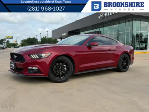 Red 2016 Ford Mustang EcoBoost Premium for sale in Irving, TX
