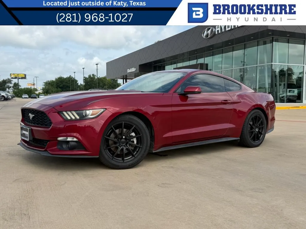 Red 2016 Ford Mustang EcoBoost Premium for sale in Irving, TX