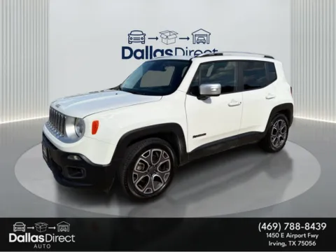 White 2016 Jeep Renegade Limited for sale in Irving, TX
