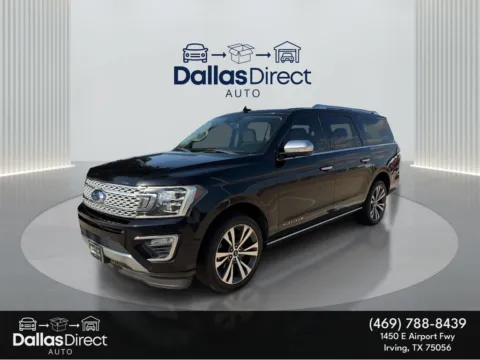 Black 2020 Ford Expedition MAX Platinum for sale in Irving, TX