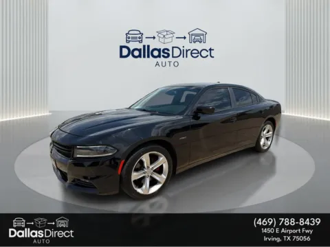 Black 2016 Dodge Charger R/T for sale in Irving, TX
