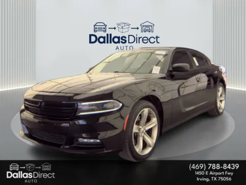 Black 2016 Dodge Charger R/T for sale in Irving, TX