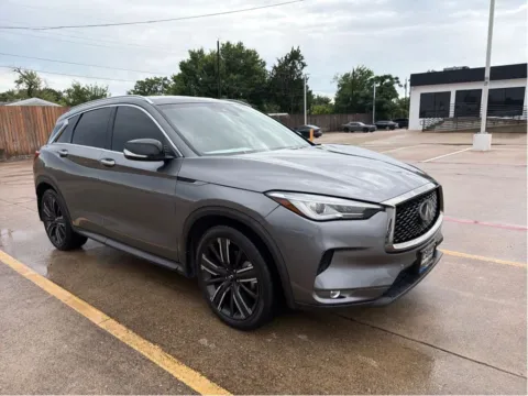 Photos of 2021 INFINITI QX50 LUXE for sale in Irving, TX at Dallas Direct Auto