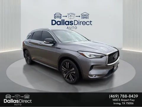 Photos of 2021 INFINITI QX50 LUXE for sale in Irving, TX at Dallas Direct Auto