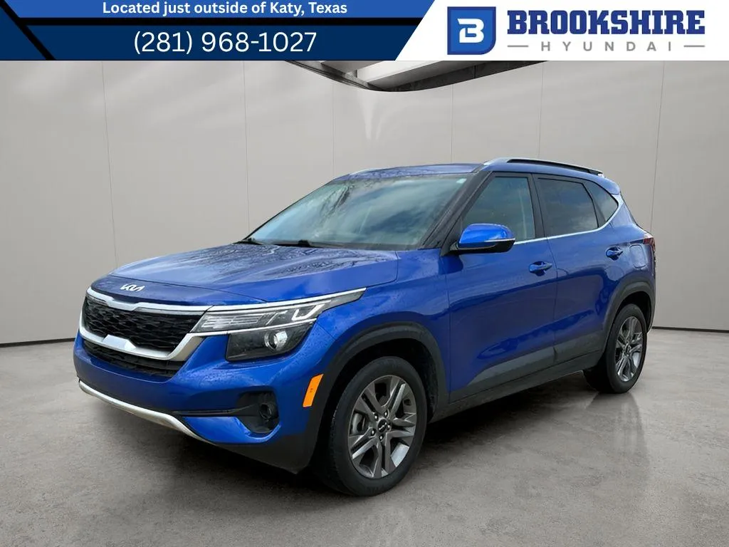 Blue 2022 Kia Seltos S for sale in Irving, TX