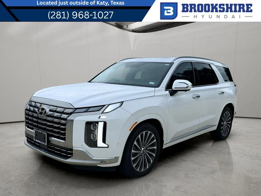 White 2025 Hyundai Palisade Calligraphy for sale in Irving, TX