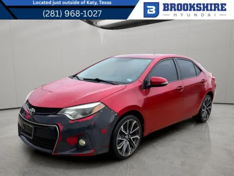 Red 2015 Toyota Corolla S Plus for sale in Irving, TX