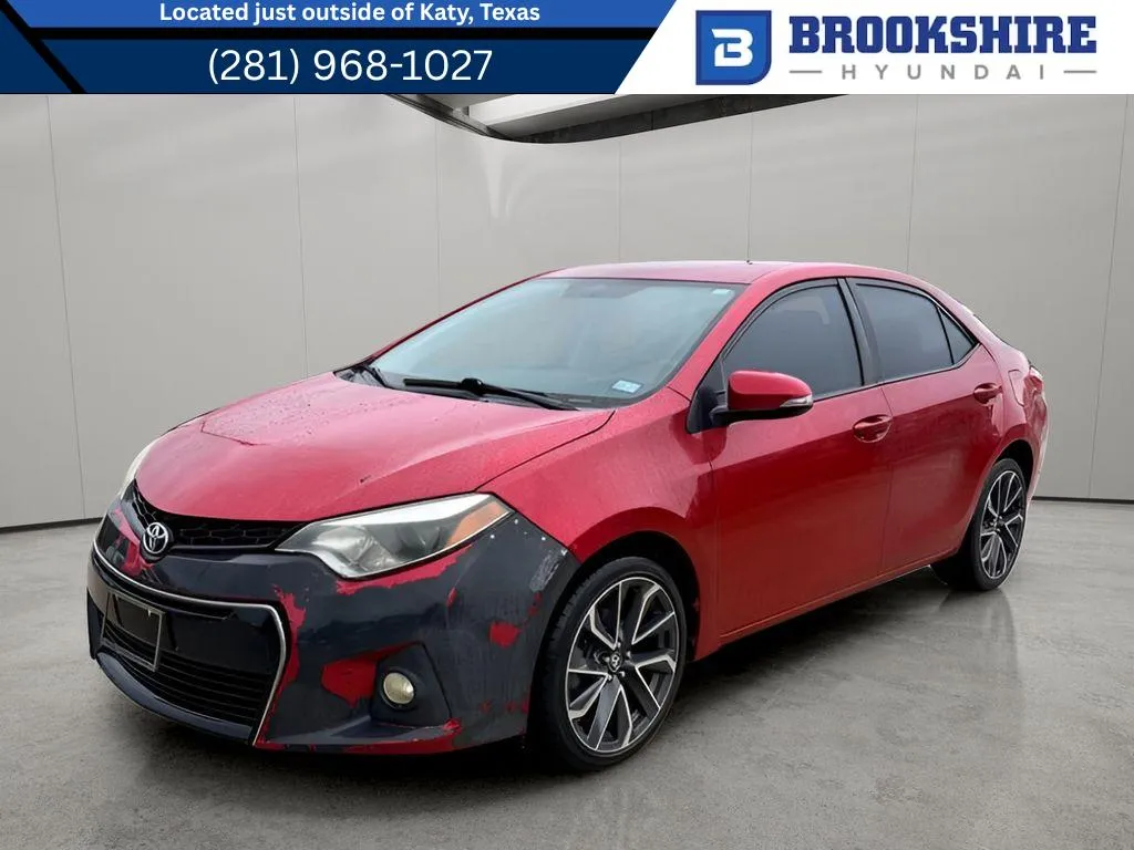Red 2015 Toyota Corolla S Plus for sale in Irving, TX
