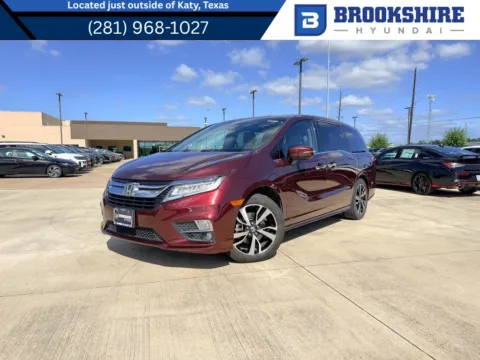 Red 2019 Honda Odyssey Elite for sale in Irving, TX