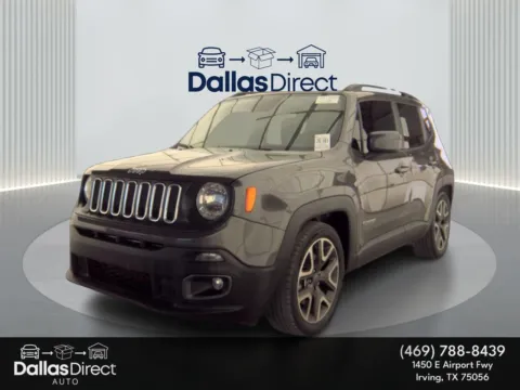 Gray 2018 Jeep Renegade Latitude for sale in Irving, TX