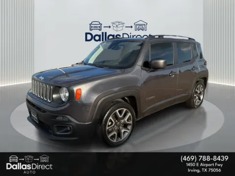 Gray 2018 Jeep Renegade Latitude for sale in Irving, TX