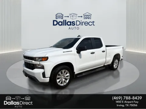 White 2021 Chevrolet Silverado Custom for sale in Irving, TX