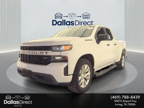 White 2021 Chevrolet Silverado Custom for sale in Irving, TX